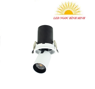 Đèn led âm trần kéo xoay