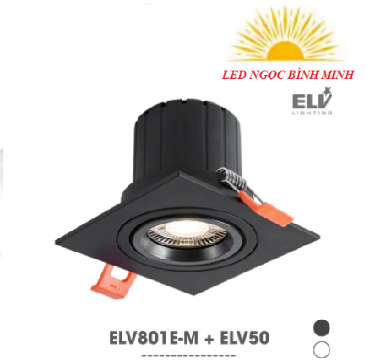 Đèn Led Module Chiếu Điểm Âm Trần ELV – ELV801E-M + ELV50
