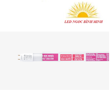 Bóng đèn LED tuýp Thủy tinh bọc nhựa