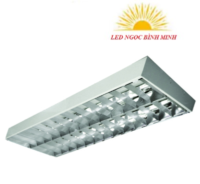 Máng đèn tuýp đôi lắp nổi M10-k/balát FS40/36×2 (lắp LED Tube)