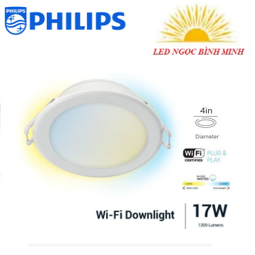 Đèn Led Downlight Wifi 17W D150 philips