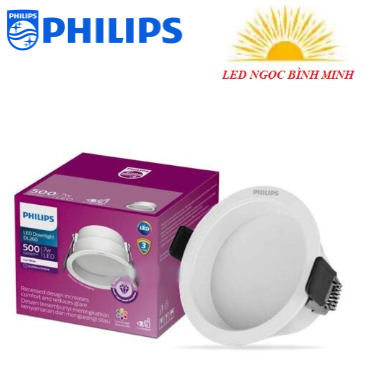 Đèn Led Âm Trần 7W DL260 RD D75 WH R GM Philips