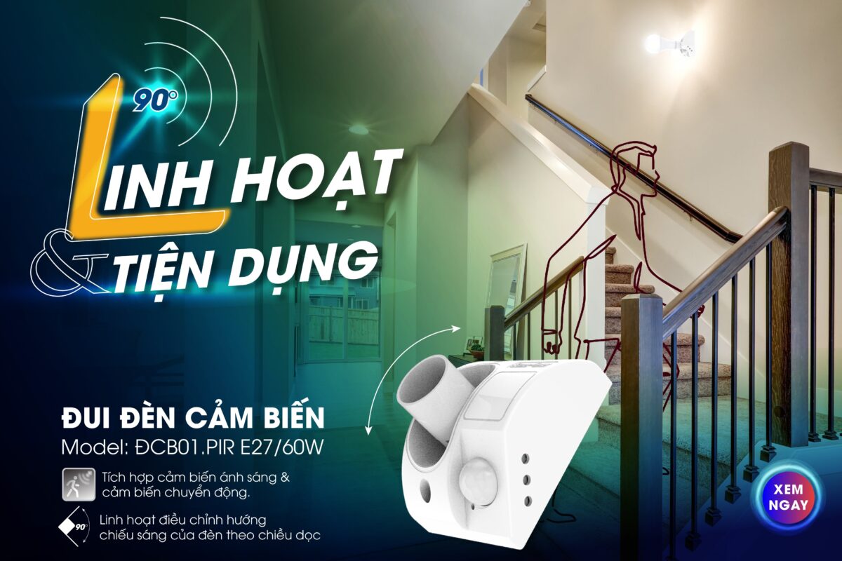 Hướng dẫn sử dụng đui đèn cảm ứng Rạng Đông  để đạt hiệu quả chiếu sáng tốt nhất