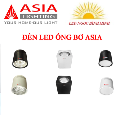 Đèn led ống bơ Asia