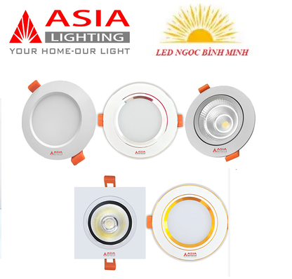 Đèn led âm trần Asia